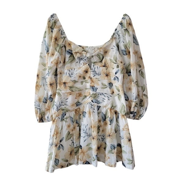 Bec & Bridge Floral Fleurette Mini Dress - Picture 2 of 13